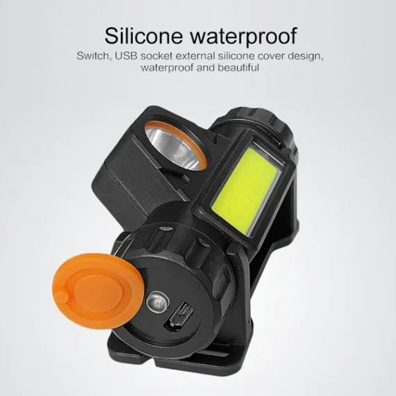 High Power Zoom LED Headlamp with USB Rechargeable